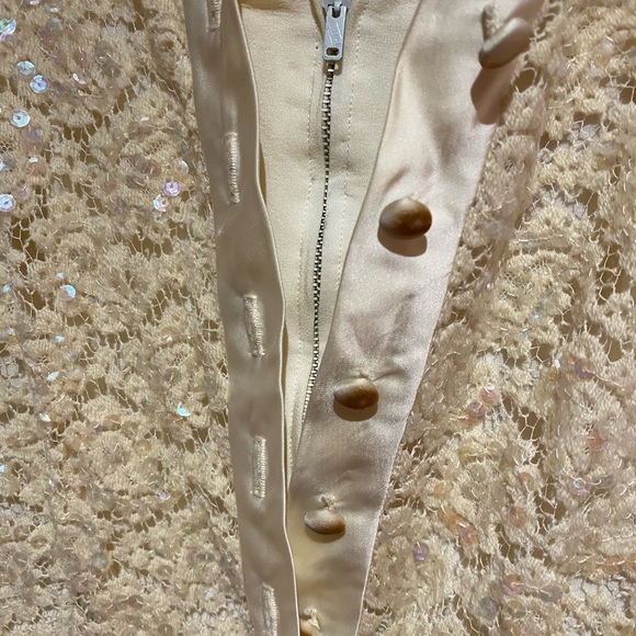 Vintage knit sequin 60s dress - Picture 4 of 6